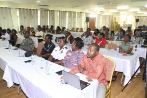 A cross section of participants at the program